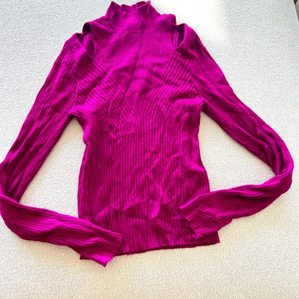 Express small cutout sweater top